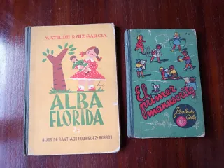 Libros escolares antiguos