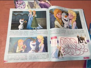 Lote Revistas y Cuadernos Frozen