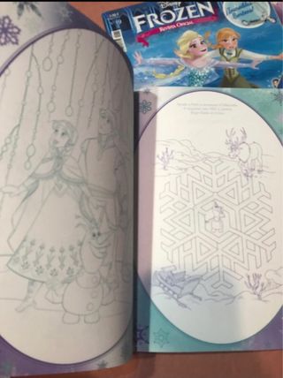 Lote Revistas y Cuadernos Frozen