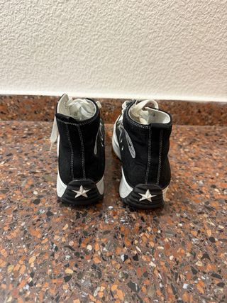 Converse Plataforma Talla 39 Negras/Blancas