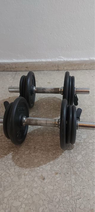 Mancuernas 2x2kg y 4x1kg