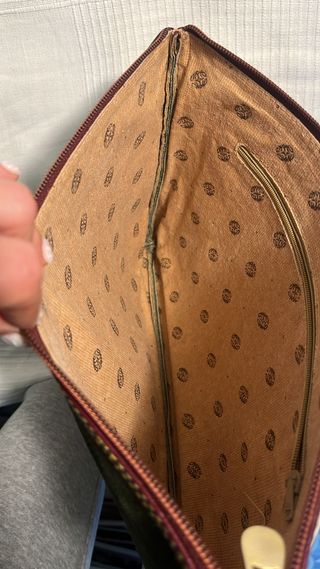 Portadocumentos Piel Vintage Verde