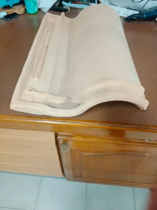 Teja cerámica mixta. 40 unidades