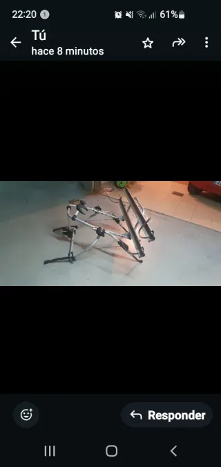 Portabicicletas para portón de maletero