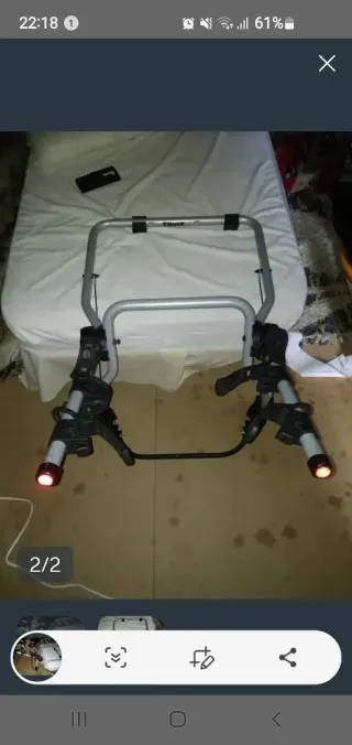 Portabicicletas para portón de maletero