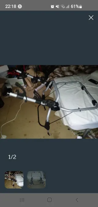 Portabicicletas para portón de maletero