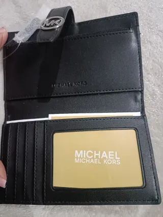 Portafoglio Michael Kors Greenwich Nero