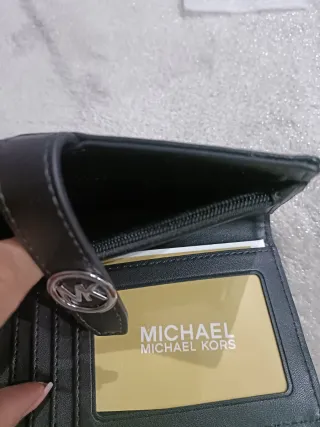 Portafoglio Michael Kors Greenwich Nero