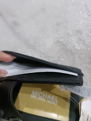 Portafoglio Michael Kors Greenwich Nero