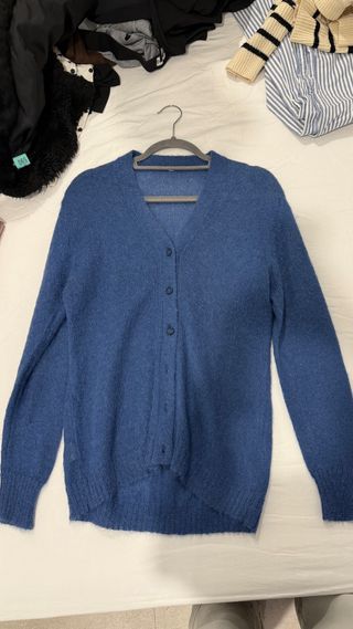 Jersey azul de punto