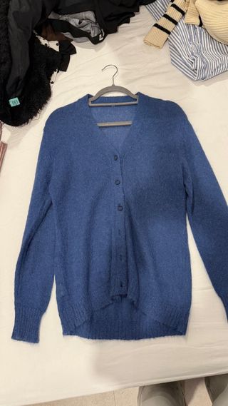 Jersey azul de punto