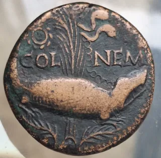 Agripa y Augusto!Dupondio Nemausus!Completo!EBC!