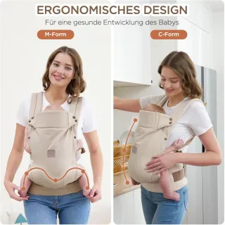 Mochila Portabebés GAGAKU Ergonómica