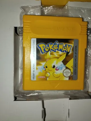 Pokemon Giallo Game Boy PAL Spagna Completo