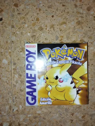 Pokemon Giallo Game Boy PAL Spagna Completo