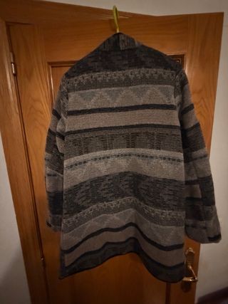 Chaqueta Atmosphere rayas gris/negro Talla M