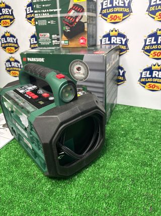 Parkside Compresor e Inflador 20V + Batería 2Ah