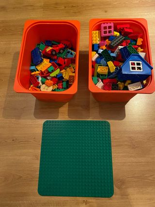 Lego Duplo con base construcción