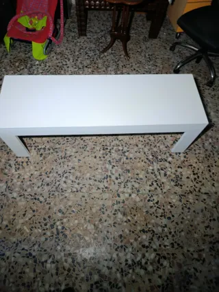Mesa de centro blanca moderna