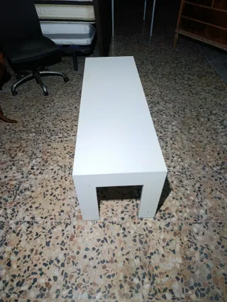 Mesa de centro blanca moderna