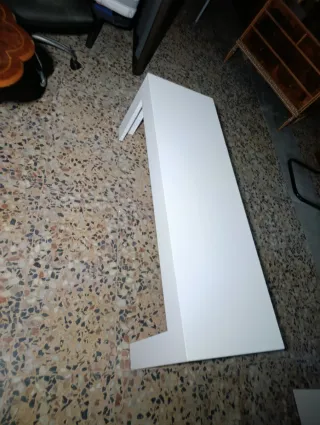 Mesa de centro blanca moderna