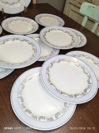 Set da merenda VINTAGE in porcellana francese SM