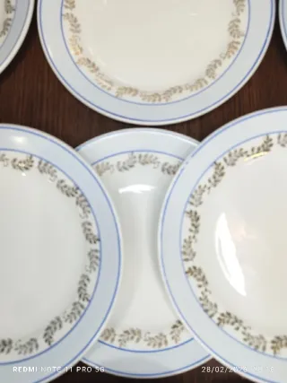 Set da merenda VINTAGE in porcellana francese SM