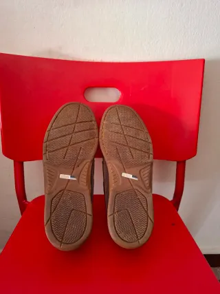 Mocasines Sebago Docksides Marrones y Beige