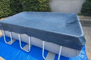 Piscina Intex Grigia e bianca