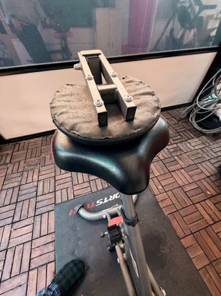 Bicicleta Estática y Esterilla Sportstech