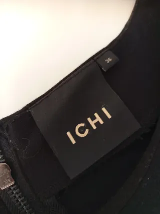 Vestido ICHI manga larga negro talla S