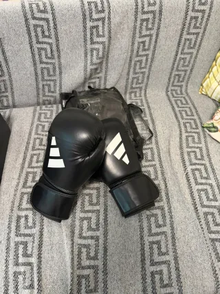 Guantes Boxeo Adidas Negros 8 oz