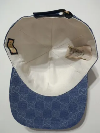 Gorra Gucci Azul/Gris GG