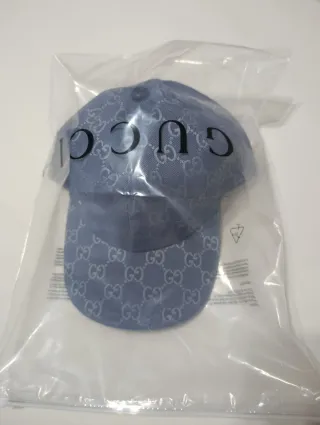 Gorra Gucci Azul/Gris GG