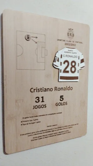 Moldura Sporting Clube de Portugal Cristiano Ronal