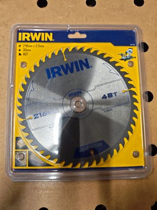 Hoja Sierra Circular Irwin Construcción 216mm 48T