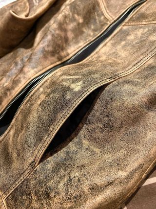 Chaqueta de Piel Mango