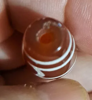 Perlina Dzy Tibetana Vintage