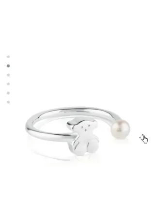 Anillo Tous Sweet Dolls Oso y Perla