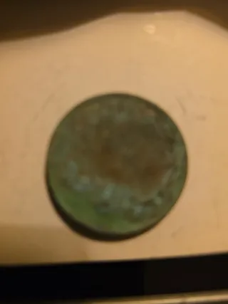 Moneda antigua de cobre