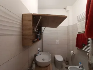 Mobile bagno legno e ceramica