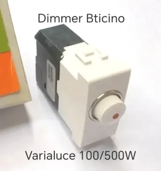 Dimmer BTicino N4406 nuovo, bianco.