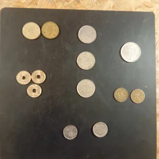 Lote monedas España