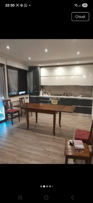 Tavolo Arte Povera + 6 Sedie Legno