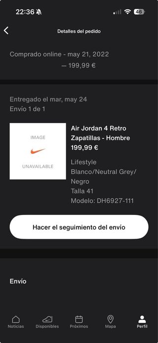 Jordan 4 Military Black talla 41 originales