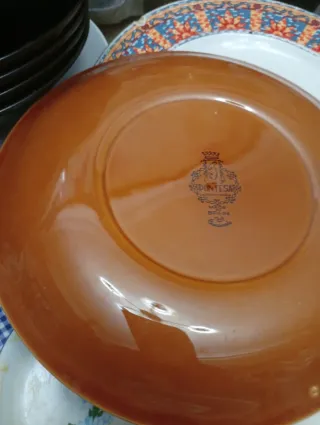 Plato decorativo caramelo Pontesa