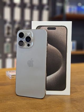 IPHONE 15 PRO MAX 256GB TITANIUM 100% BATTERIA