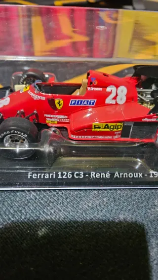 Maqueta Ferrari 126 C3 1:24 Arnoux 1983
