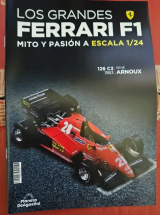 Maqueta Ferrari 126 C3 1:24 Arnoux 1983
