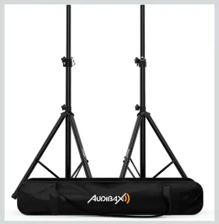 2 Tripodes Altavoces AUDIBAX + Bolsa